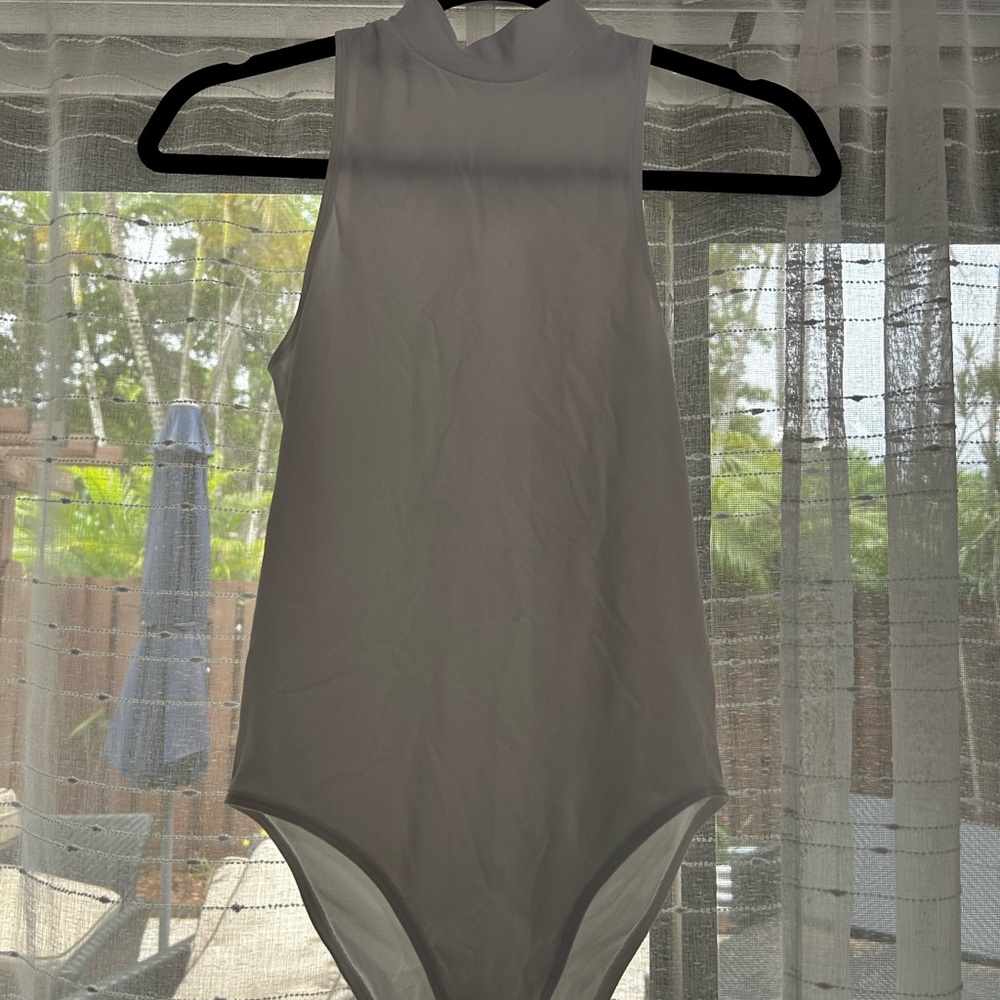 a new day White Sleeveless Bodysuit